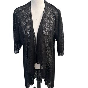LuLaRoe Black Lace Overlay